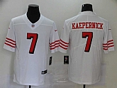 Nike 49ers 7 Colin Kaepernick White Color Rush Vapor Untouchable Limited Jersey,baseball caps,new era cap wholesale,wholesale hats